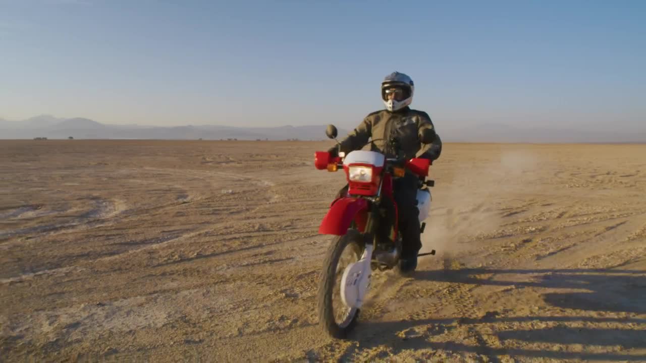 Stock Video Motorcyclist Arriving Live Wallpaper - Free Download