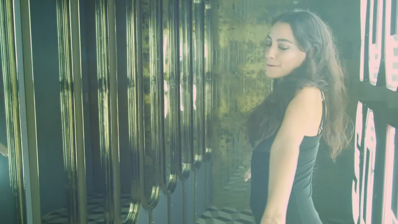Stock Video Club Entrance With Woman Dancing Live Wallpaper For PC - Free Download