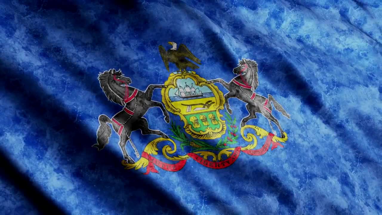 Stock Video Pennsylvania State Flag From Usa Live Wallpaper - Free Download