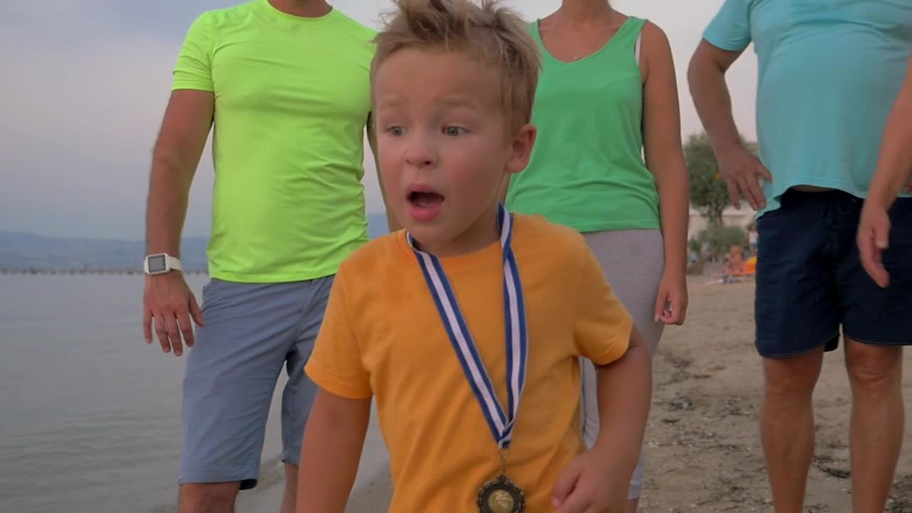Stock Footage Winner Running With A Trophy Live Wallpaper - Free Download