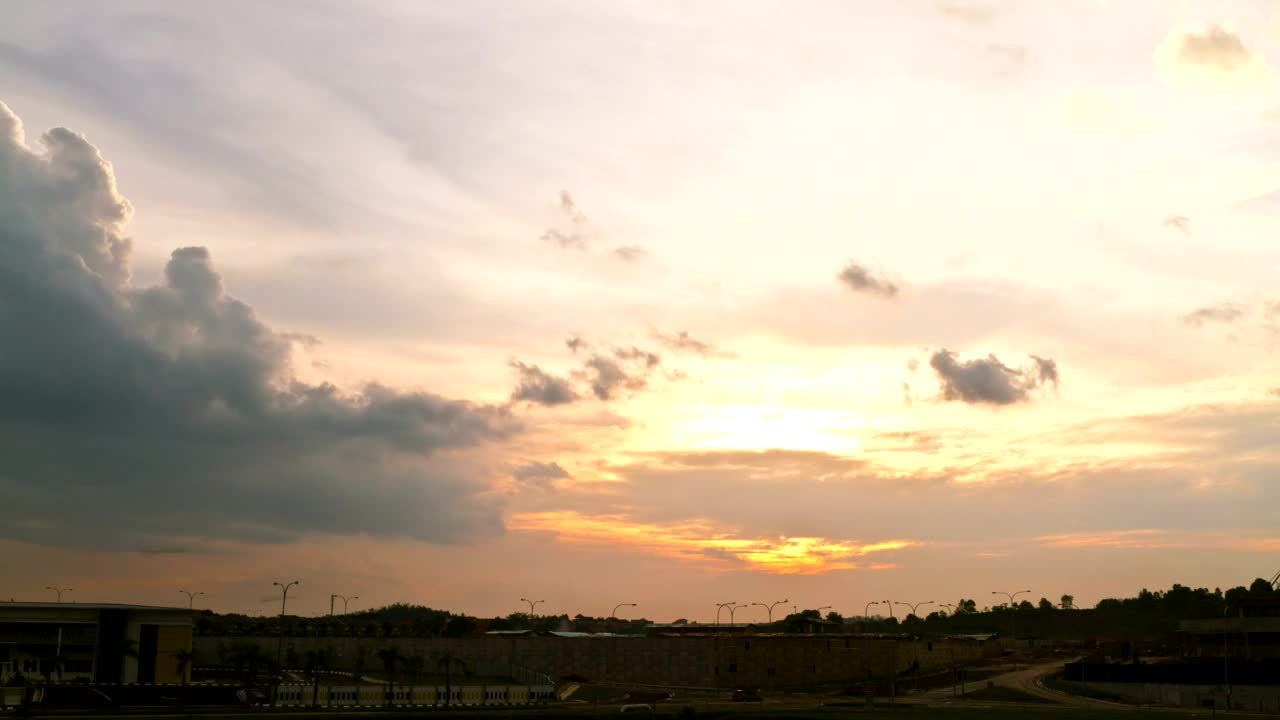 Free Video Stock sunset over the freeway Live Wallpaper - Free Download