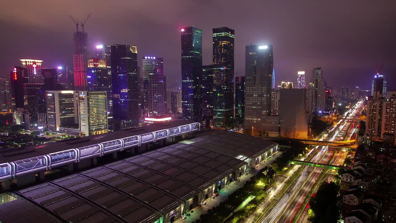 Free Stock Video Shenzhen Convention Center And Road With Traffic Live Wallpaper - Free Download