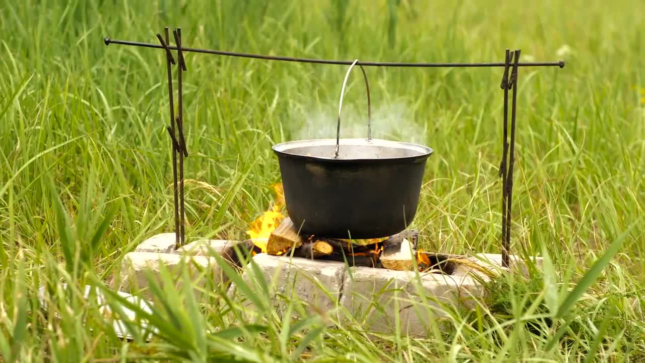 Stock Video Cooking Soup In A Country Cauldron Live Wallpaper For PC - Free Download