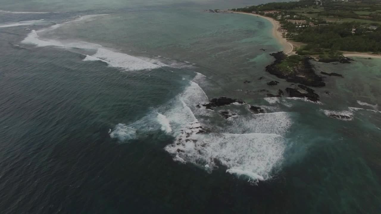 Stock Footage Waves Breaking Before Reaching The Beach Live Wallpaper - Free Download