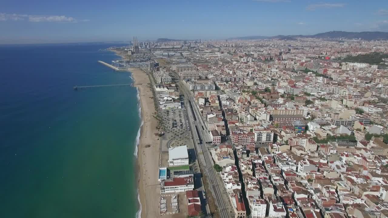 Video Stock Railway Along The Beach Live Wallpaper Free - Free Download