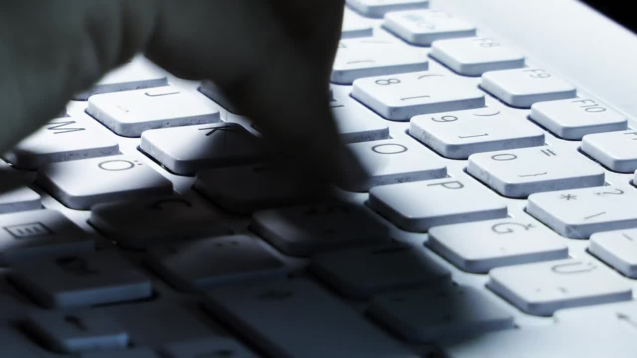 Stock Video Fingers Typing On A Laptop Browsing The Internet Live Wallpaper For PC - Free Download