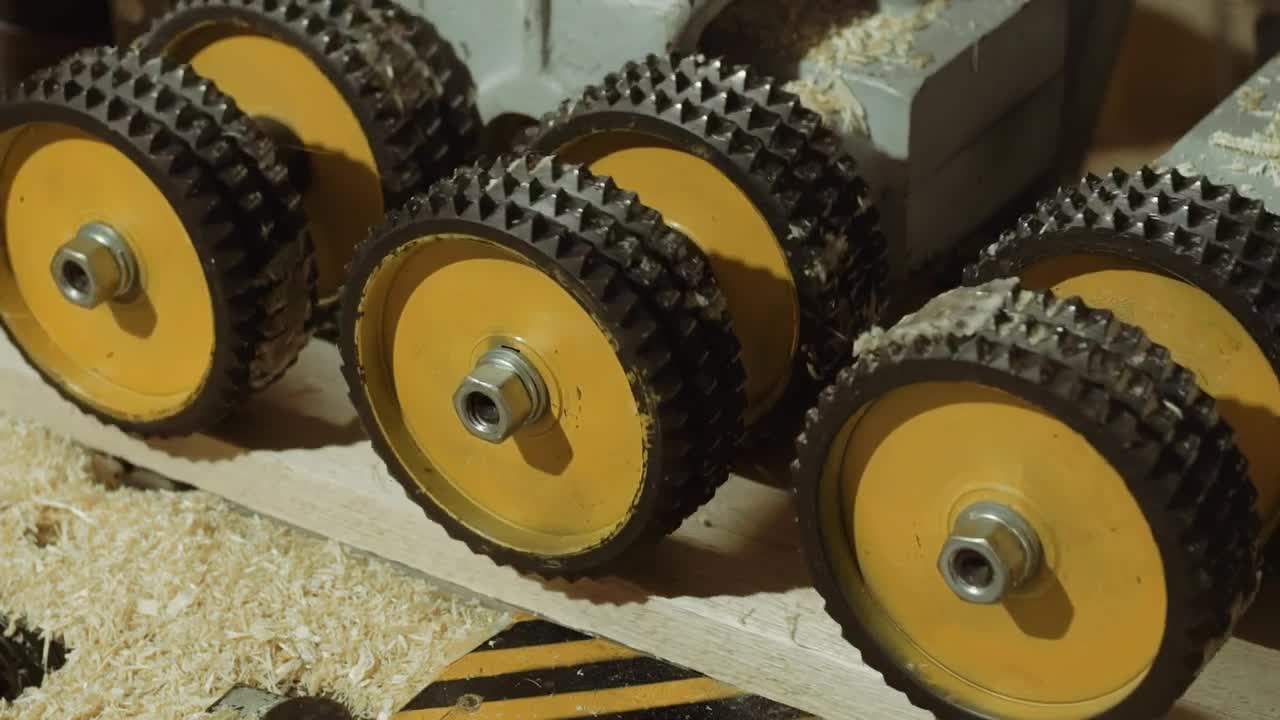 Stock Footage Wheels In A Woodshop Live Wallpaper - Free Download