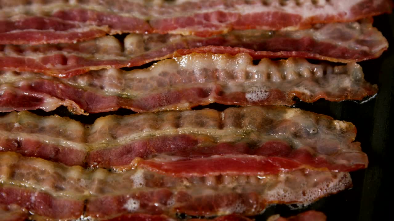Stock Video Cooking Bacon On The Grill Live Wallpaper For PC - Free Download