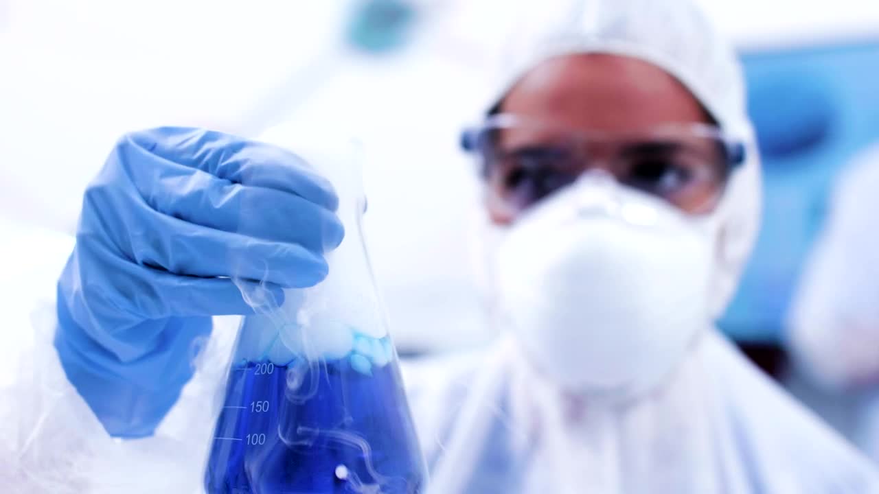 Free Stock Video Scientist Holding A Smoking Test Sample Live Wallpaper - Free Download
