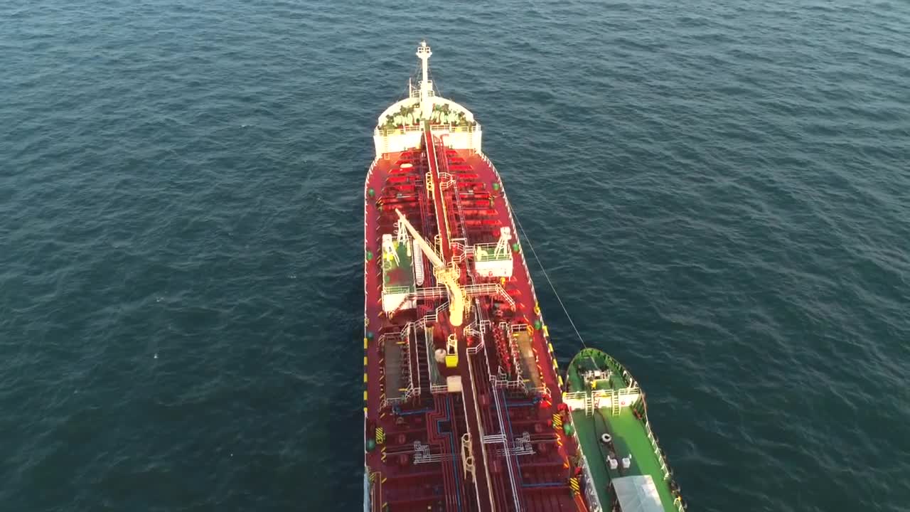 Stock Video Flying Above A Tanker Ship Live Wallpaper For PC - Free Download