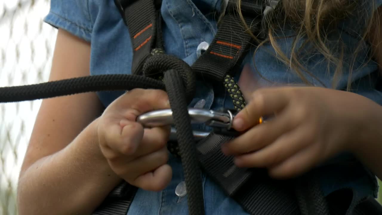Stock Video Girl Adjusting The Harness Live Wallpaper For PC - Free Download