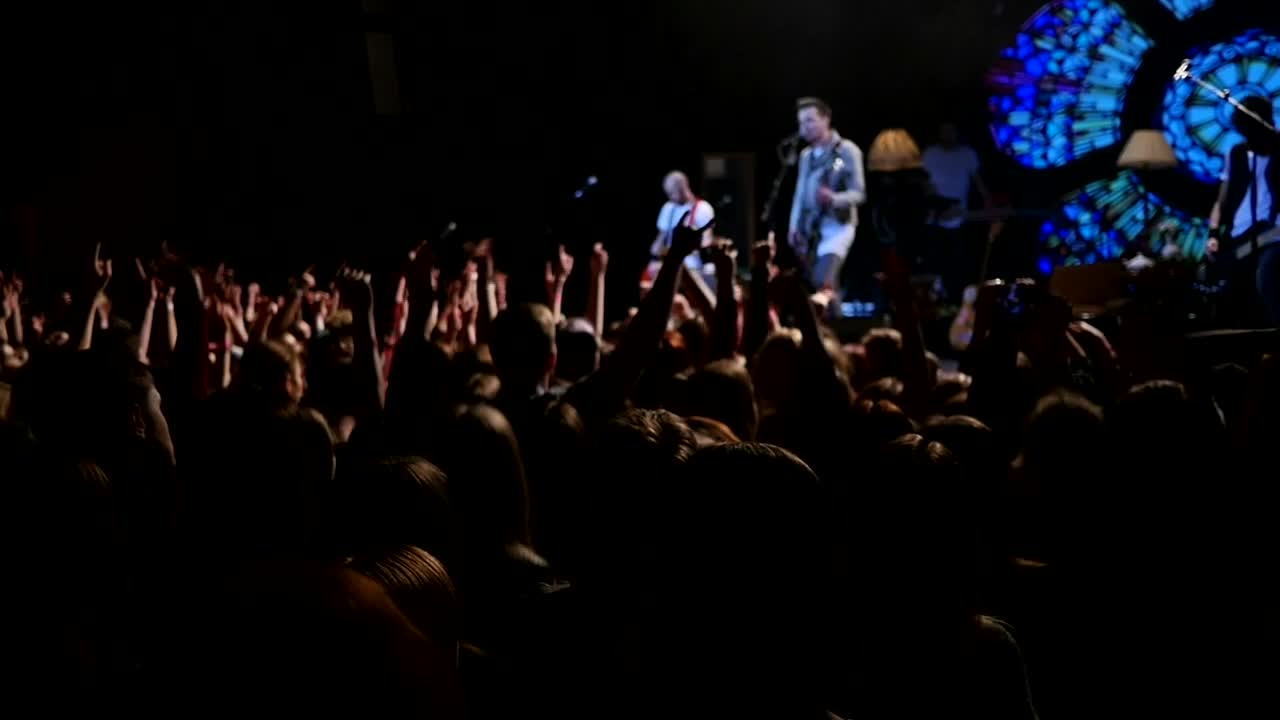 Stock Video Crowd Jumping At A Music Concert Live Wallpaper For PC - Free Download