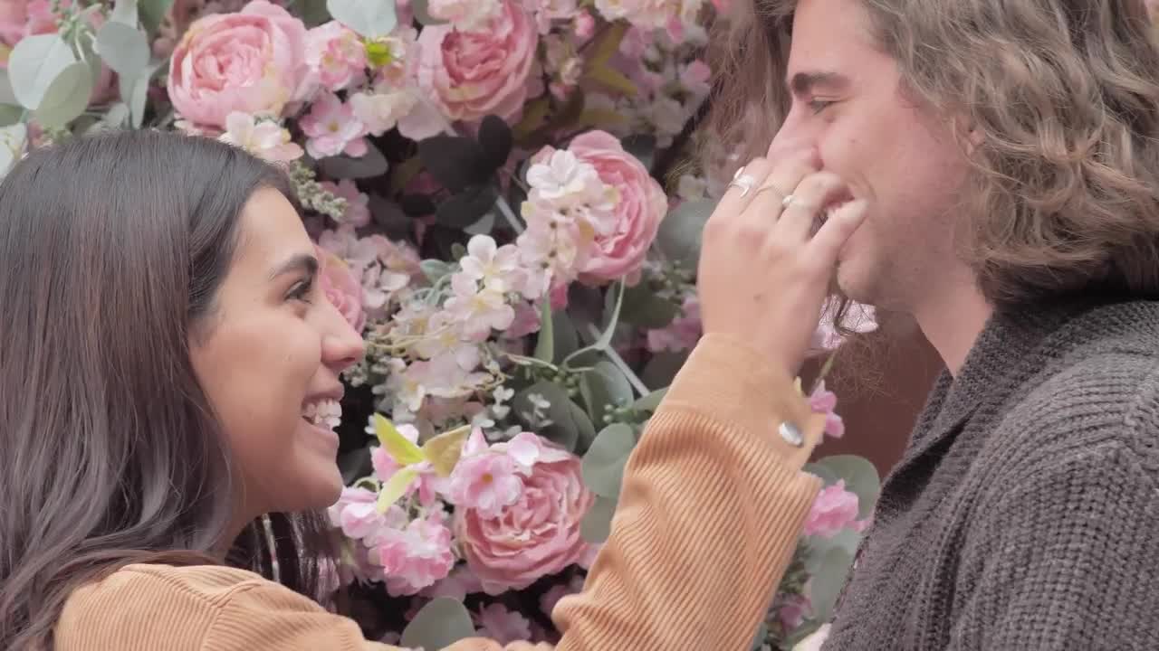 Stock Video Couple Facing Each Other And Smiling Affectionately Live Wallpaper For PC - Free Download