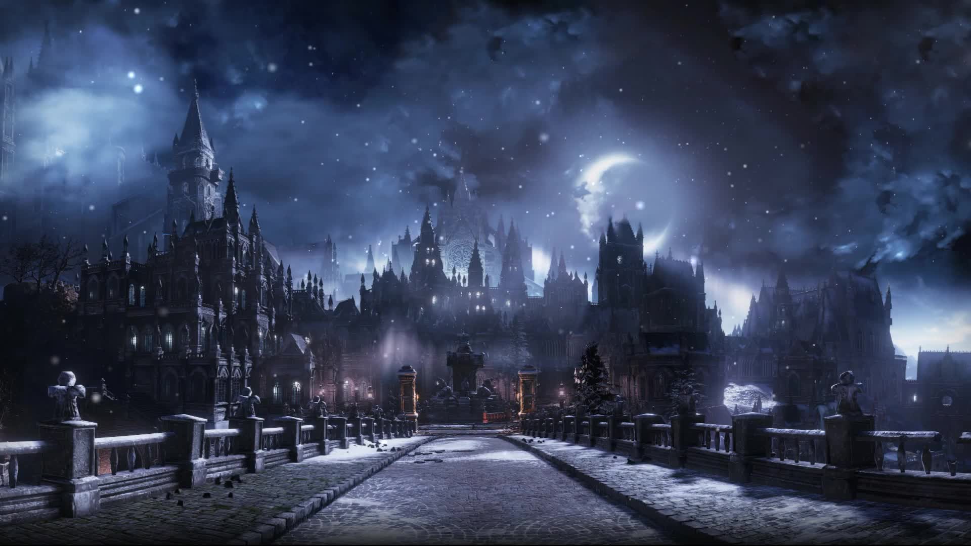 Dark  Souls  3  Night  Snow  Live  Wallpaper - Free Download