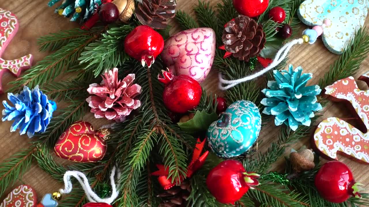 Video Stock Christmas Decorations And Hearts Live Wallpaper For PC - Free Download