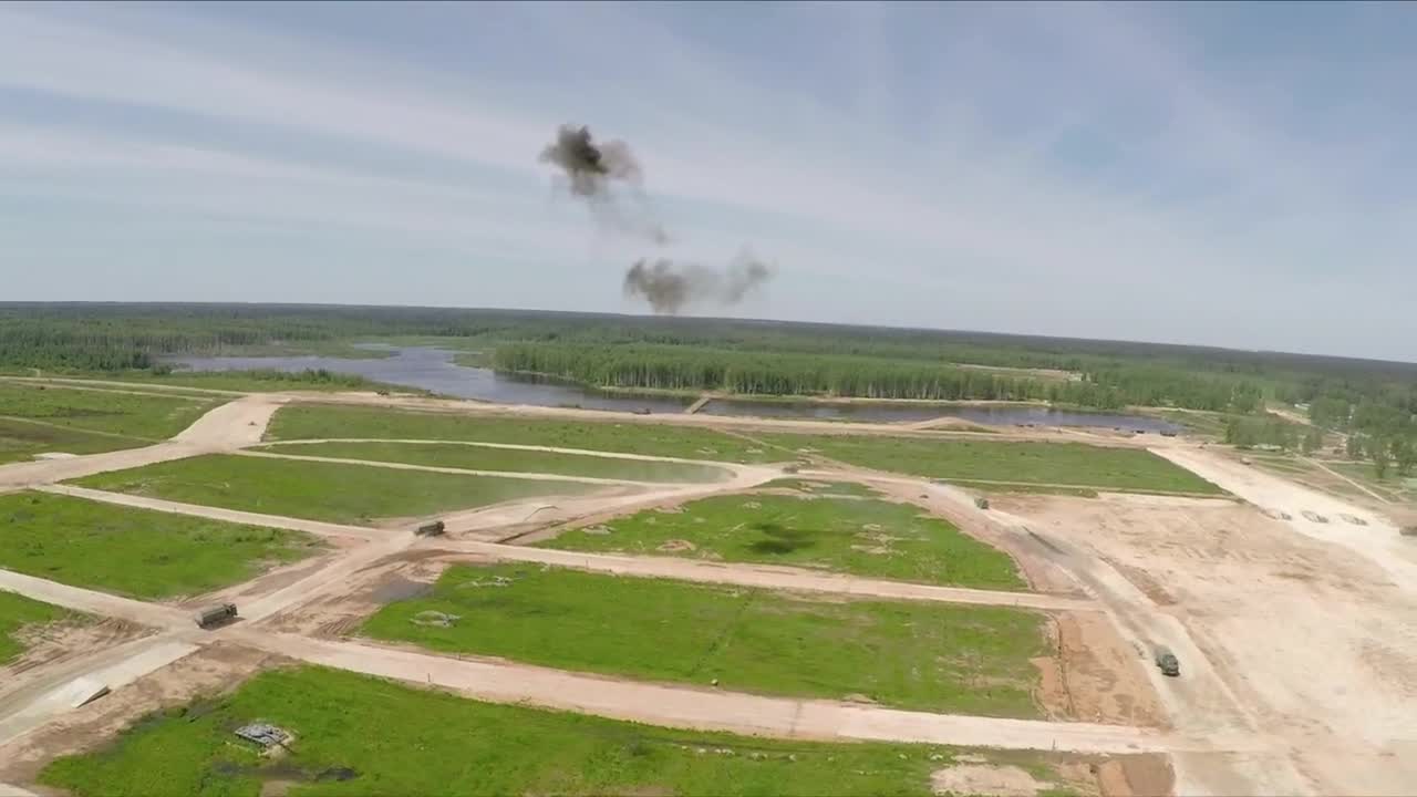 Stock Video Drone Capturing Military Exercises Live Wallpaper For PC - Free Download