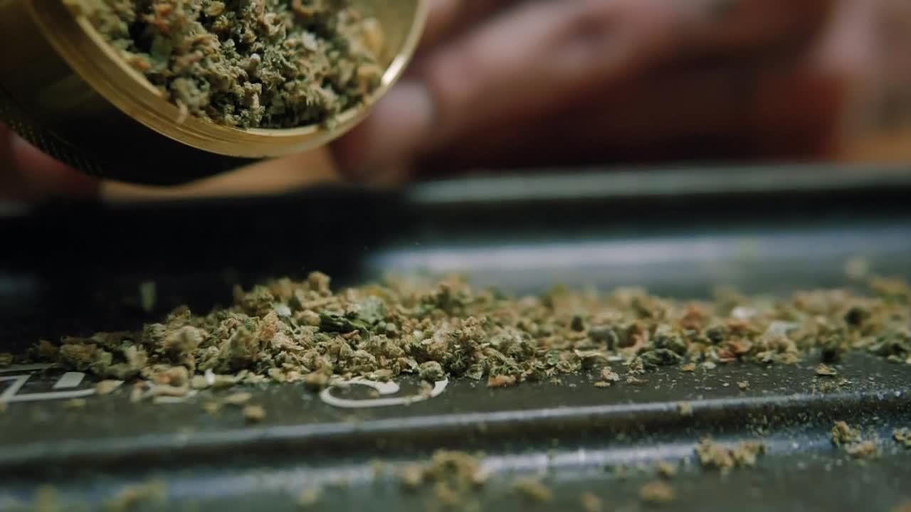 Stock Video Dropping Weed From A Grinder Live Wallpaper For PC - Free Download
