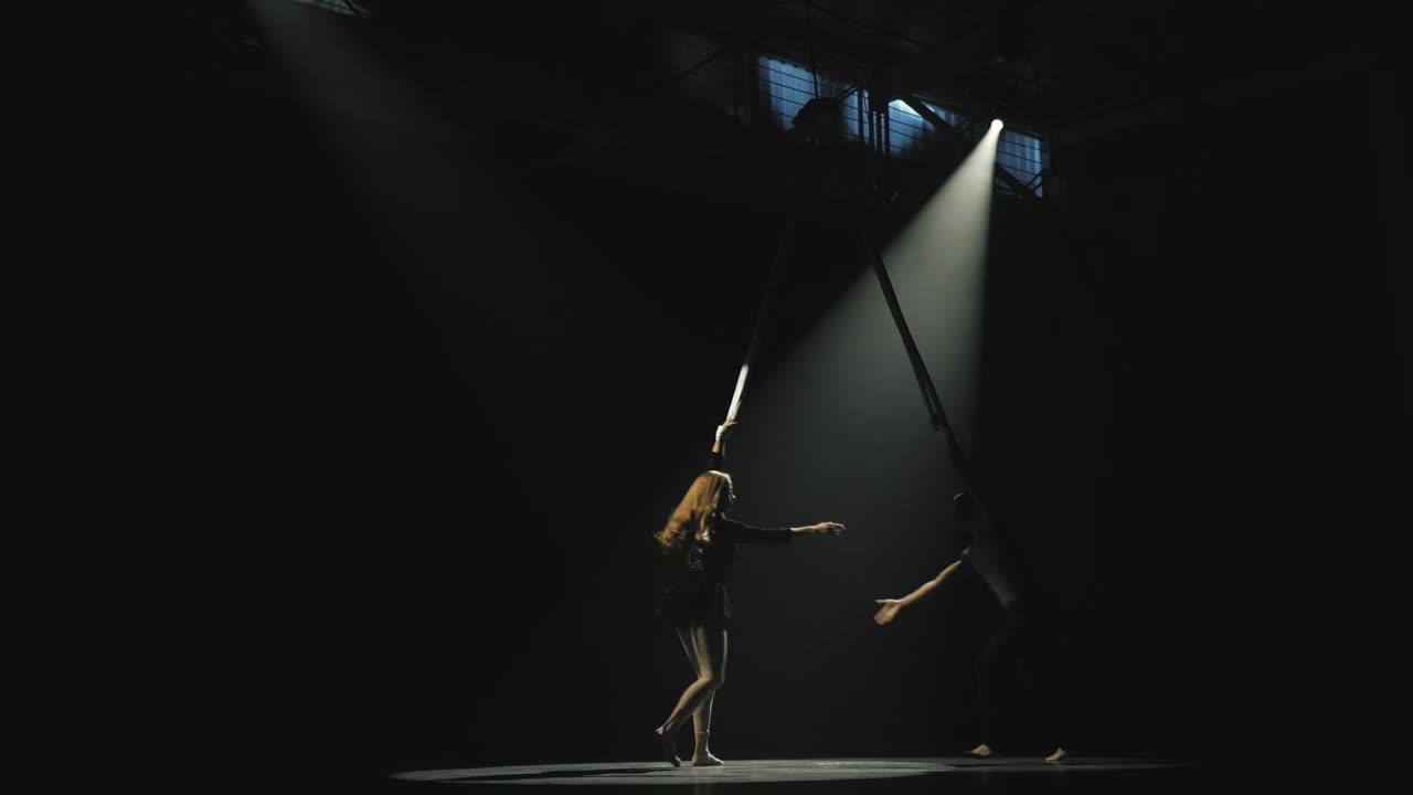 Video Stock Circus Performers On Ropes Live Wallpaper For PC - Free Download