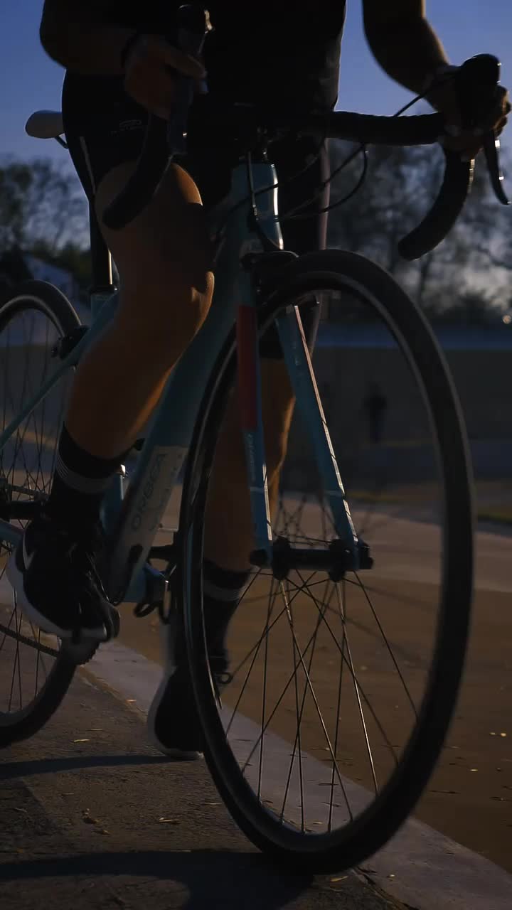 Stock Video Person On A Bicycle Starts To Ride On A Cycling Live Wallpaper - Free Download