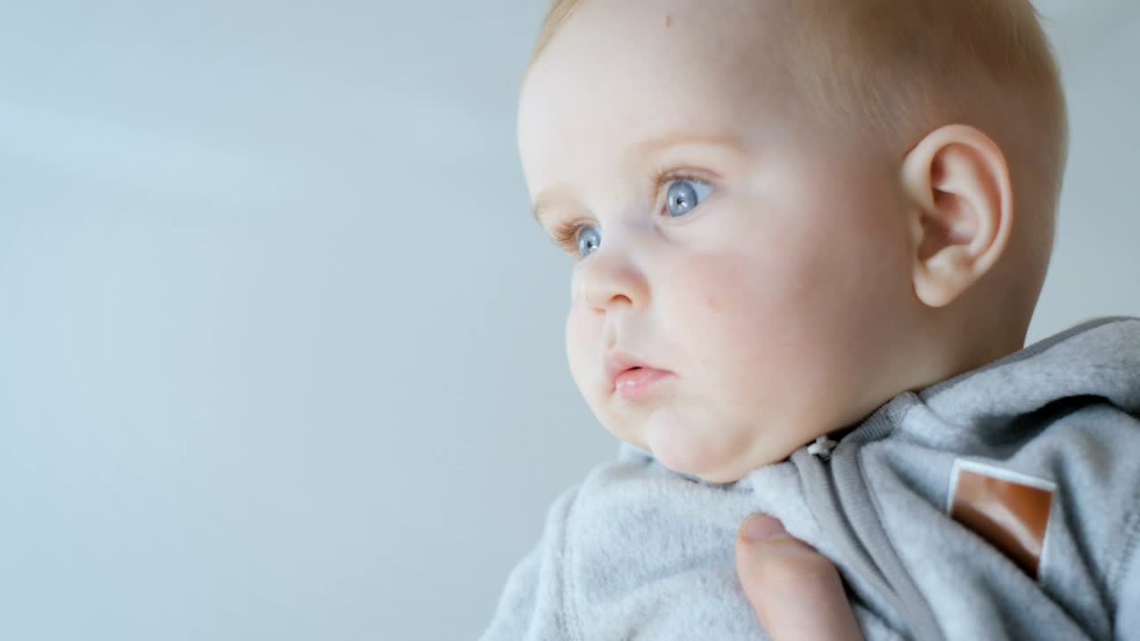 Video Stock Close Up Of A Blonde Baby Face Live Wallpaper For PC - Free Download