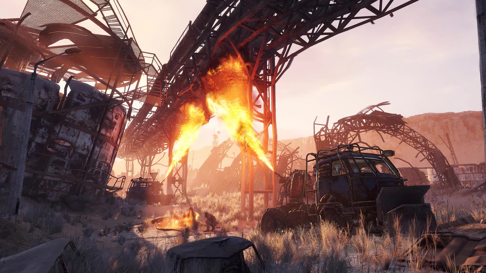 Metro  Exodus  Flame  The  Caspian  Live  Wallpaper - Free Download