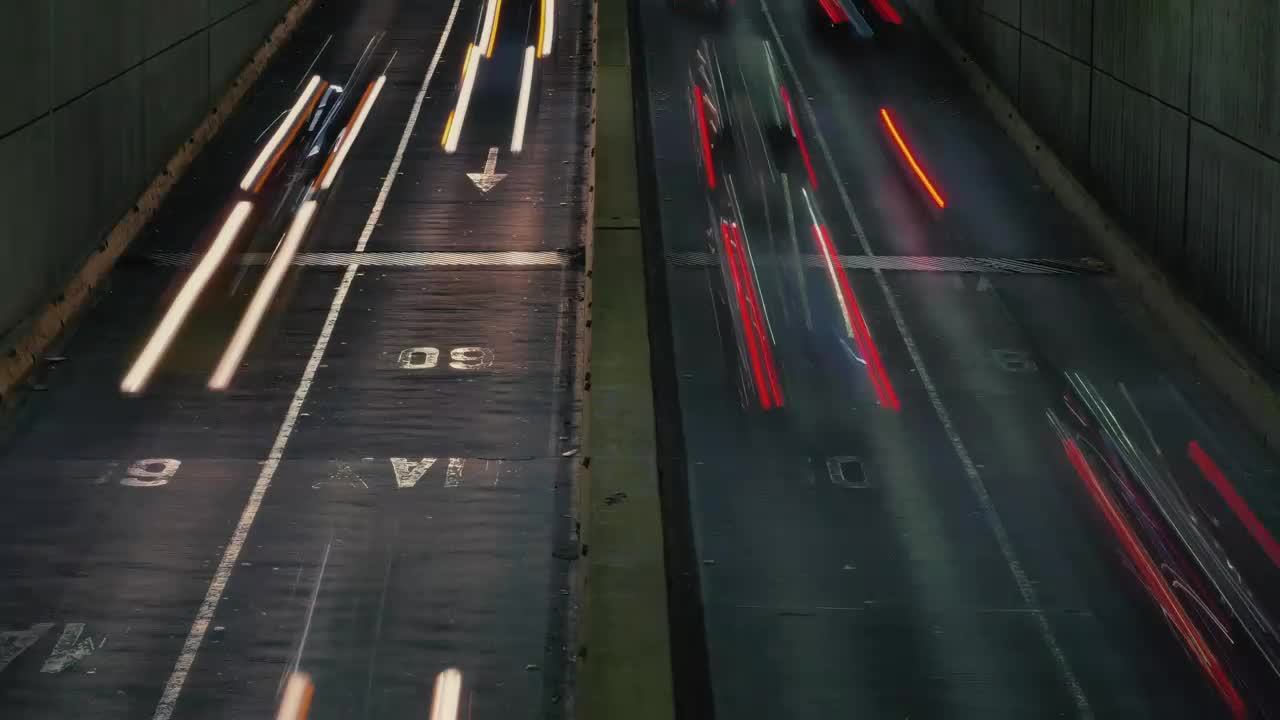 Video Stock Cars Traveling At High Speed On A Highway At Night Live Wallpaper For PC - Free Download