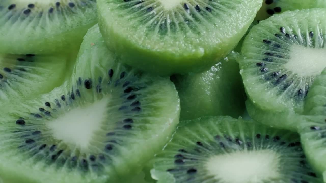 Stock Video Kiwi Slices Piled Up Animated Wallpaper - Free Download