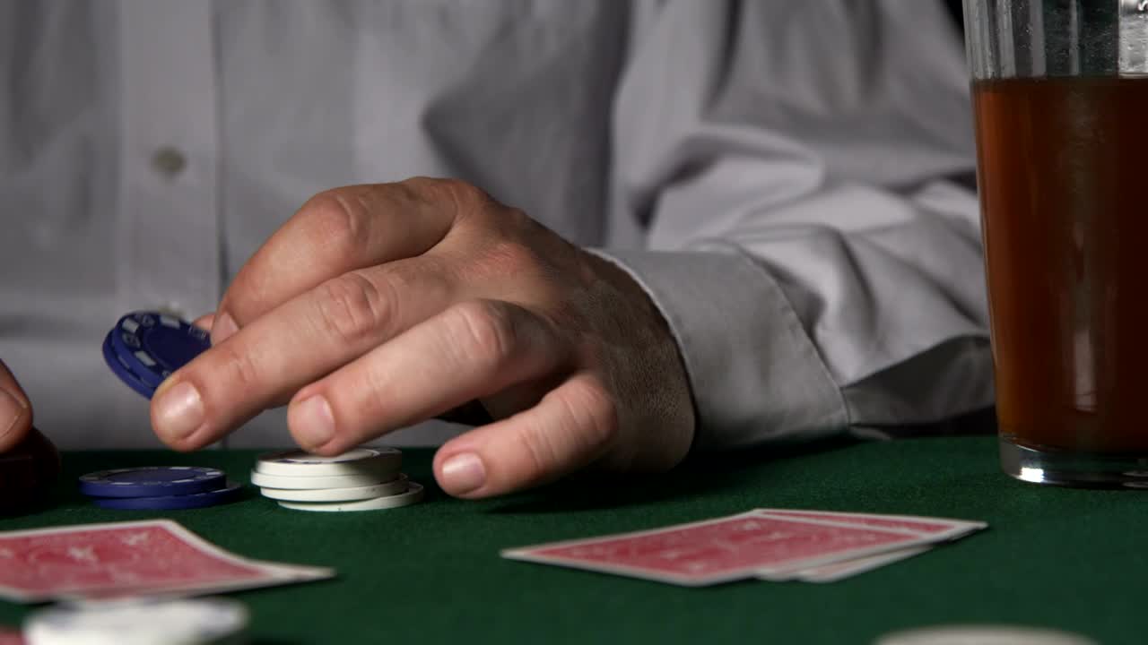 Video Stock Poker Player Holding Chips Live Wallpaper Free - Free Download