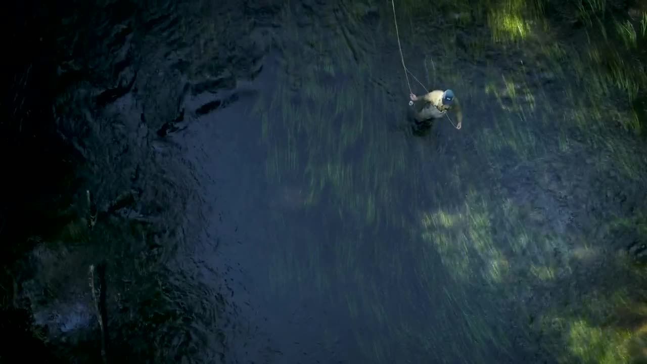 Stock Video Fisherman On The River Live Wallpaper For PC - Free Download