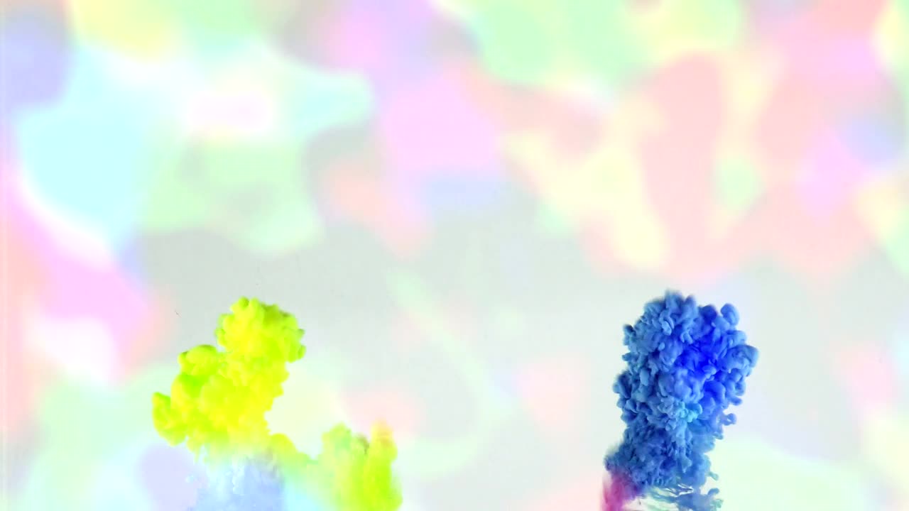 Free Stock Video Shots Of Multicolored Ink Under Water Background Video Live Wallpaper - Free Download