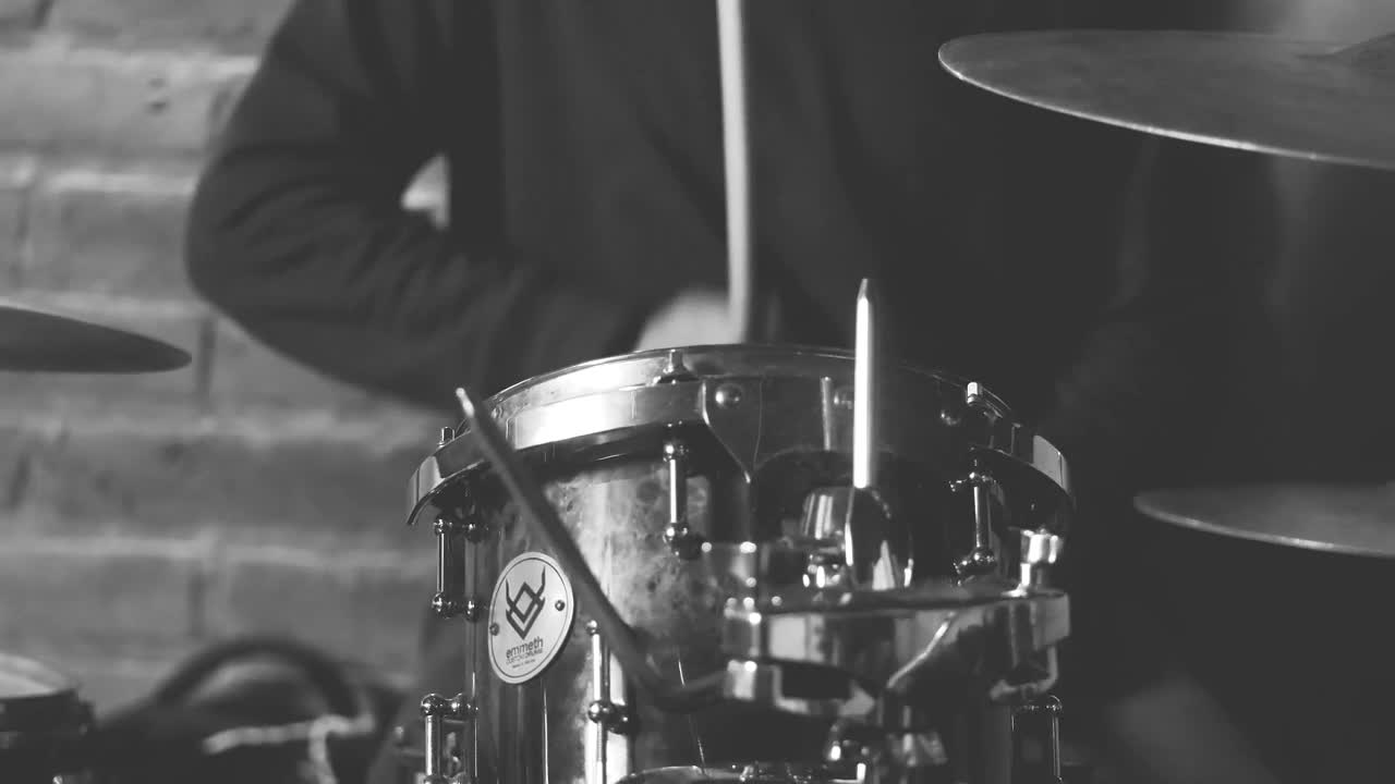 Stock Video Drummer Playing Intensely Live Wallpaper For PC - Free Download