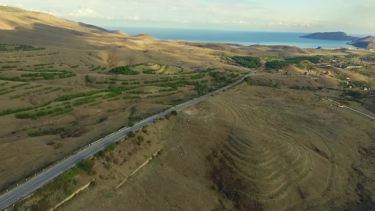 Stock Video Desert Road Leading To The Open Ocean Live Wallpaper For PC - Free Download