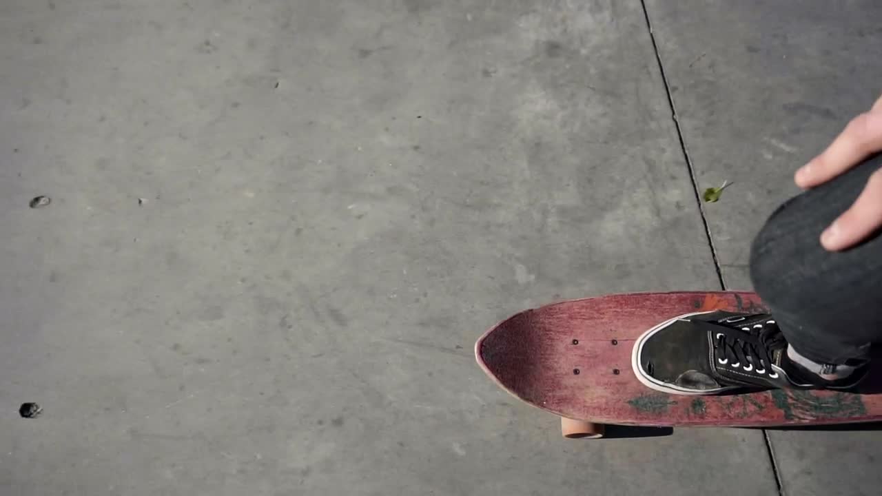 Free Video Stock top pov of a boy riding skateboard Live Wallpaper - Free Download