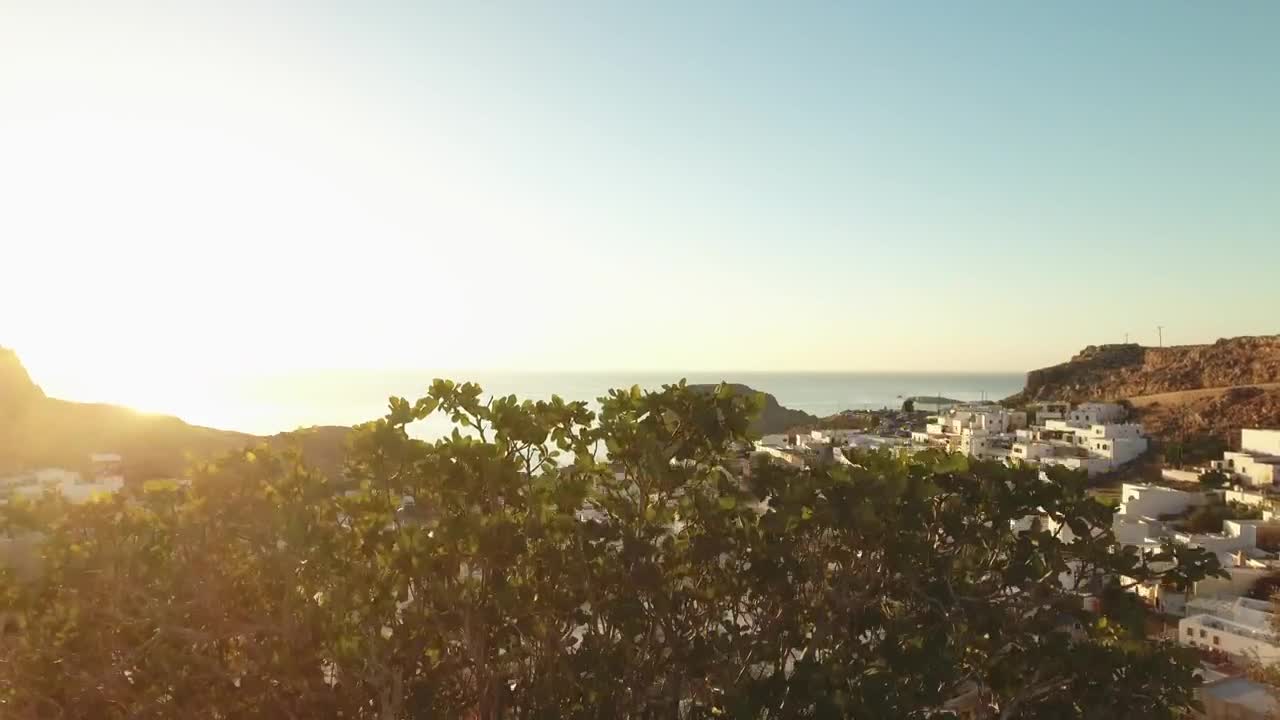 Stock Video Drone Flying Over A Small Village Live Wallpaper For PC - Free Download