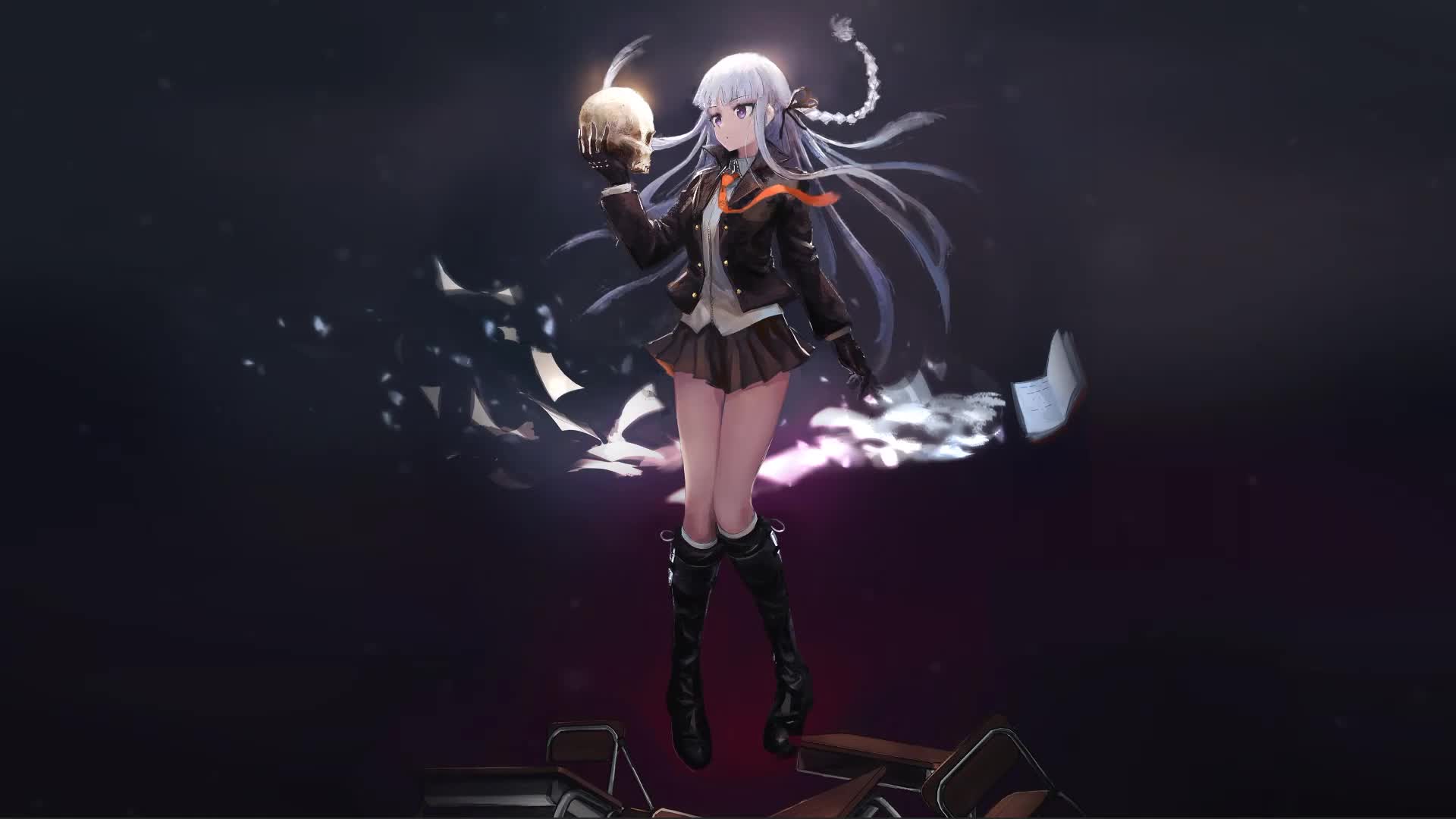 Kyouko Kirigiri - Danganronpa Anime Live Wallpaper - Free Download