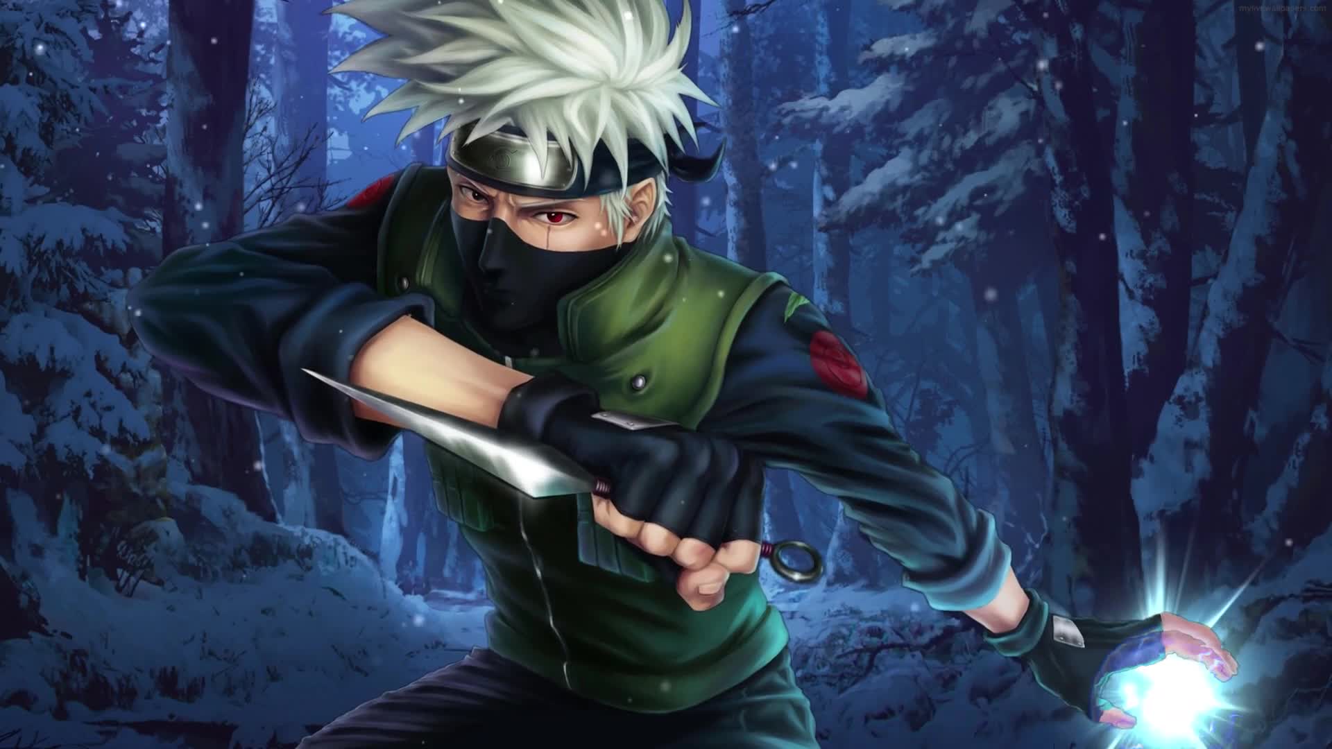 Naruto Anime Kakashi Hatake Electricity Live Wallpaper - Free Download