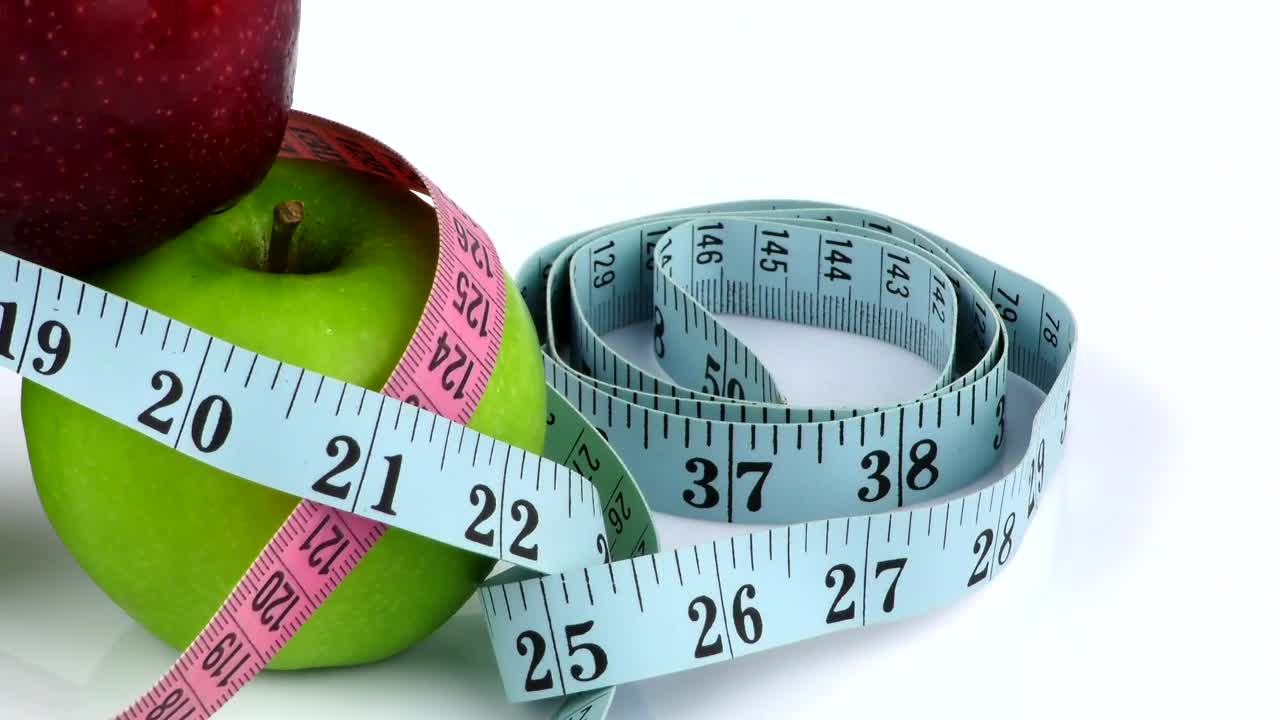 Stock Video Nutritionist Measuring Tapes And Apples Live Wallpaper - Free Download