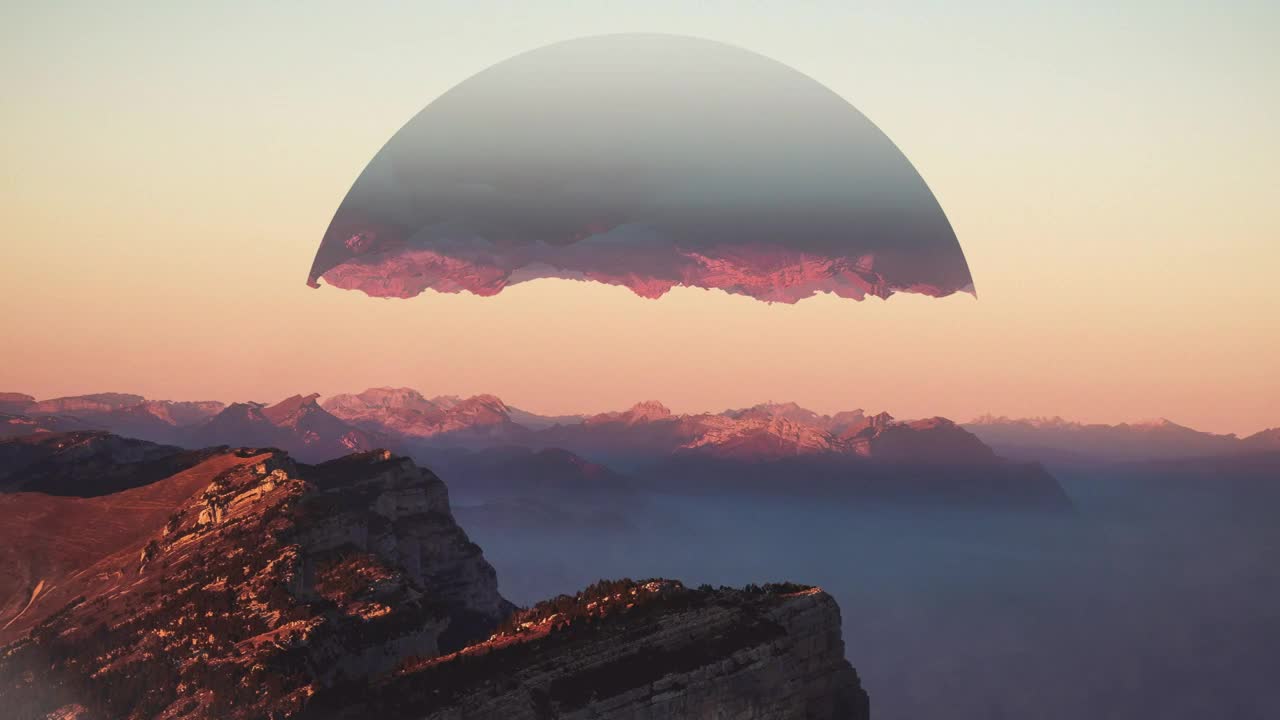 Stock Video Futuristic Landscape Animation Live Wallpaper For PC - Free Download
