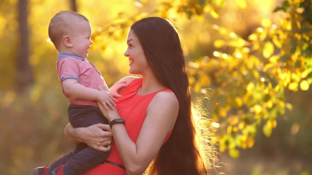 Free Stock Video Young Mother With Her Little Son Laughing Together Live Wallpaper - Free Download