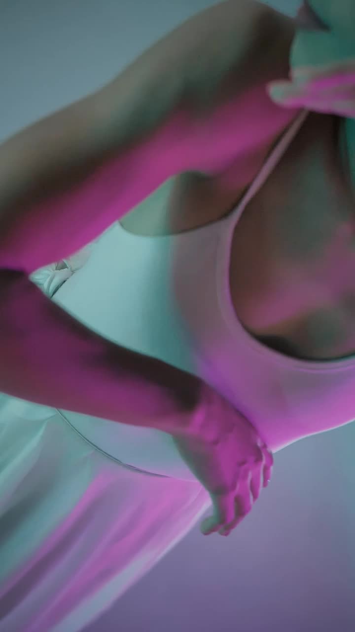 Stock Video Female Dancer Doing Gentle Movements Live Wallpaper For PC - Free Download