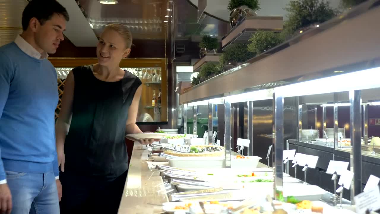 Video Stock Choosing Food At A Buffet Live Wallpaper For PC - Free Download
