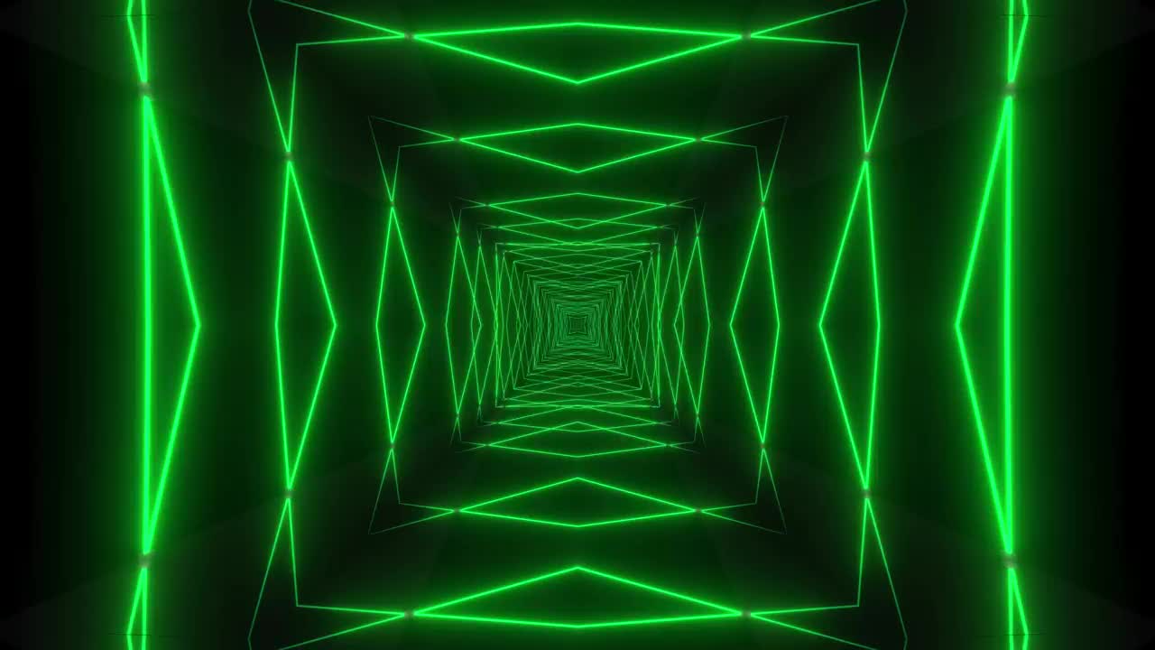 Free Video Stock Square Passageway Of Red And Green Lines Live Wallpaper - Free Download