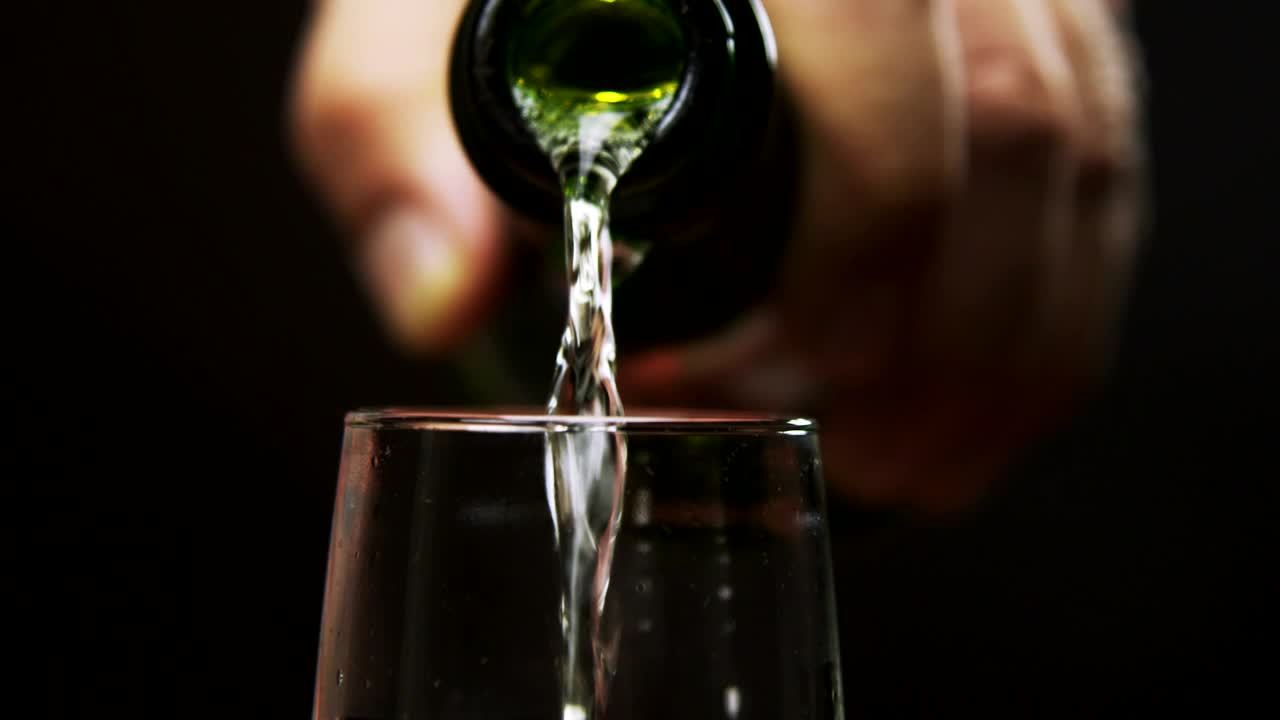 Video Stock Champagne Bottle Pouring Live Wallpaper For PC - Free Download