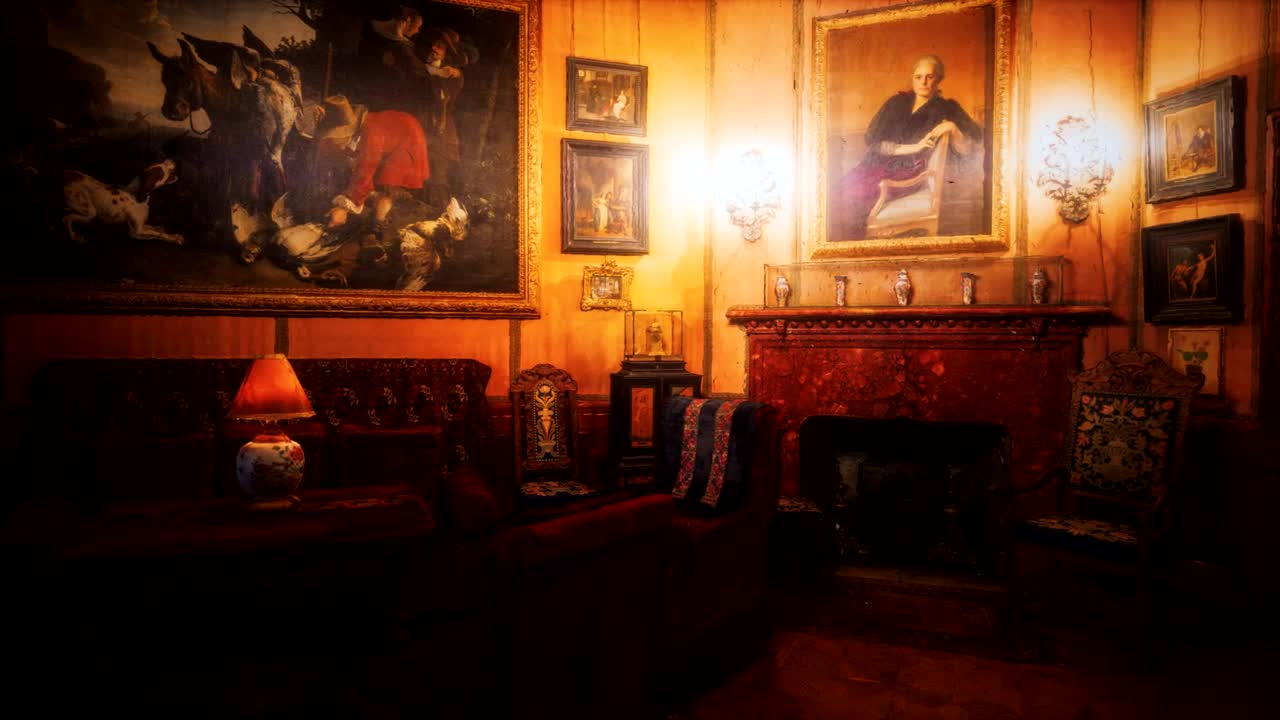 Stock Video Old Smoking Room Live Wallpaper - Free Download