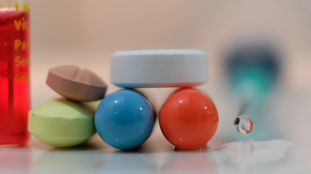 Stock Video Medicine Pills And Tablets Close U Animated Wallpaper - Free Download