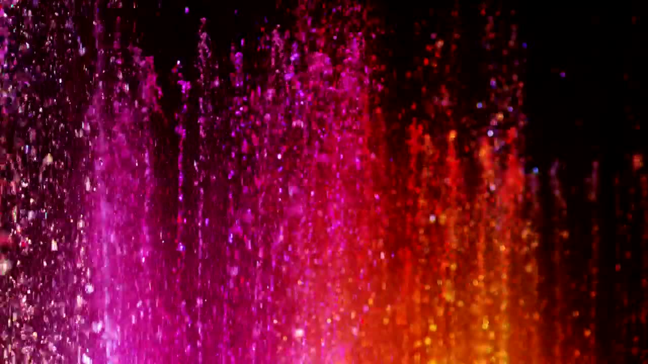 Stock Video Colorful Fountains Splashing Upwards Live Wallpaper For PC - Free Download
