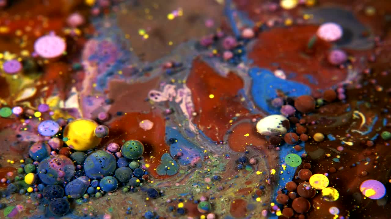 Free Video Stock texture and shapes of colored paints under water Live Wallpaper - Free Download
