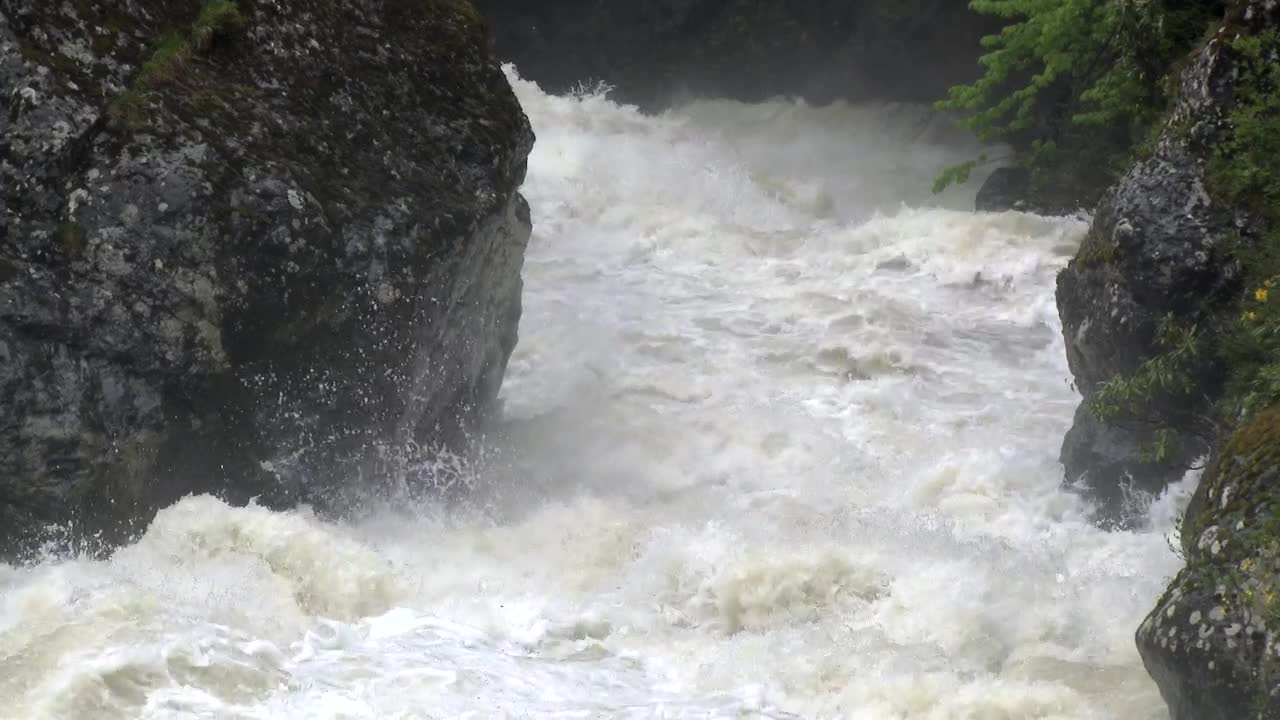 Stock Footage Water Flowing And Crashing Down The River Live Wallpaper - Free Download