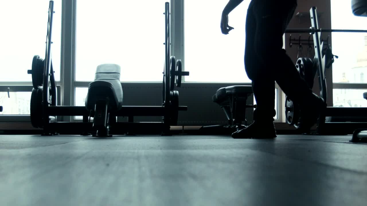 Free Stock Video Silhouette Of A Man Doing Push Ups Live Wallpaper - Free Download