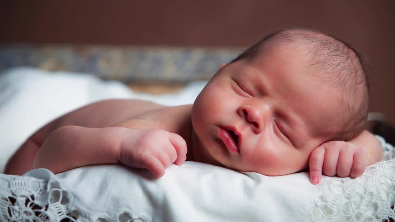 Stock Video Face Of A Dreaming Baby Live Wallpaper For PC - Free Download